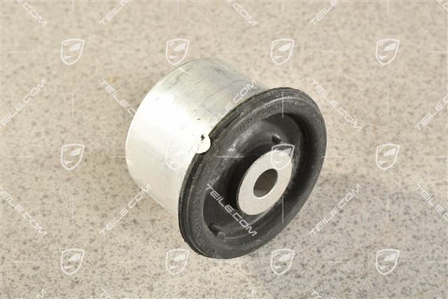 Rubber mounting / Bush, Wishbone, front suspension, rear, L=R