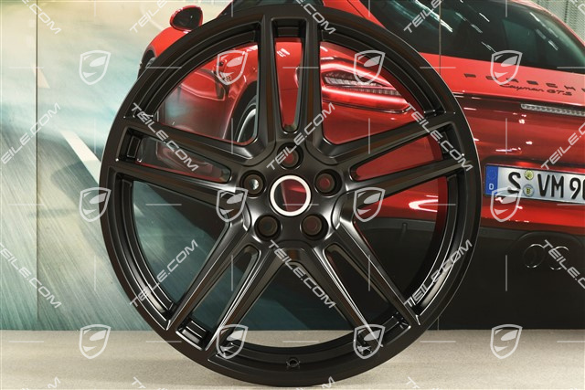 20" Felga "Macan Turbo", 9J x 20 ET26, BORBET, czarny półmat