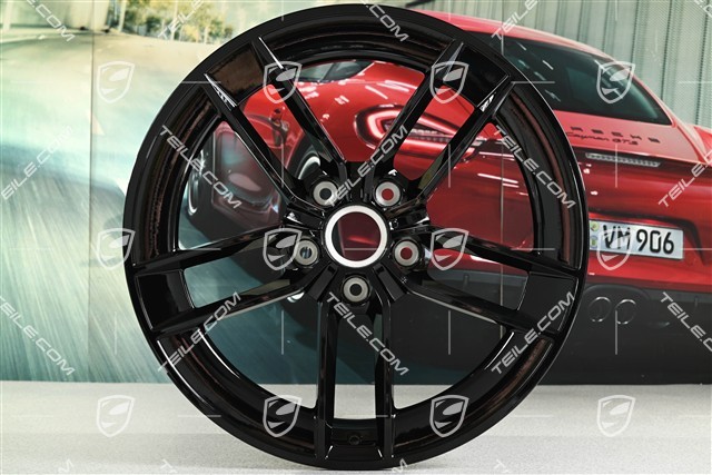 20" Carrera Exclusive Design wheel, 8.5J x 20 ET50, black high gloss