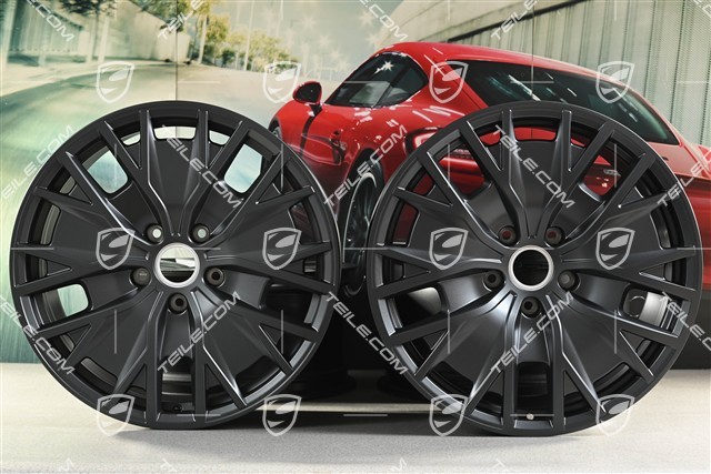 20" Felgensatz Turbo S Aero Design, 9J x 20 ET54 + 11J x 20 ET60, in Anthrazitgrau