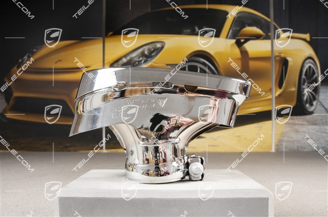 Tailpipe, chrome, Turbo, Facelift 09-, L