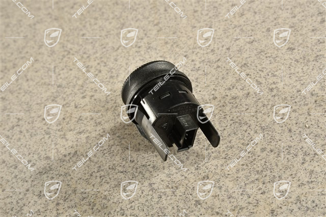 Potentiometer / Drehschalter, Wischerintervall, Glanzschwarz