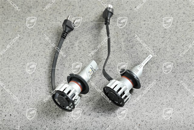 Original replacement for H7 halogen lamps with street approval in Germany, set, 2 pcs.