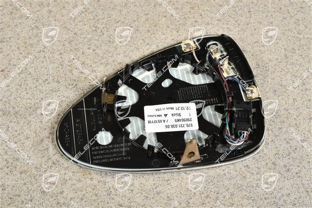 Spiegelglas, Automatisch Abblendbar, konvex, R