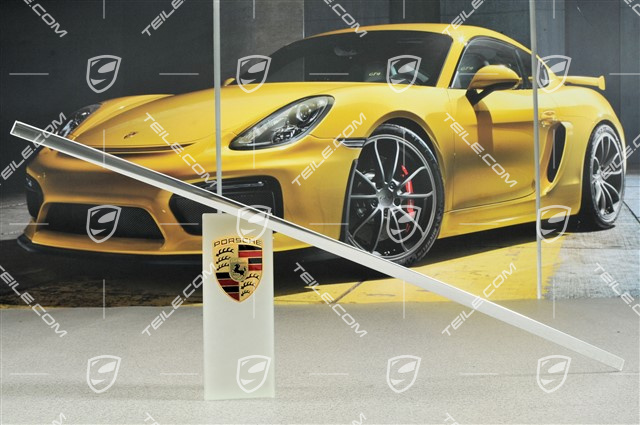 Zierleiste hinten, poliertes Aluminium, L Zierleiste hinten, poliertes Aluminium, L