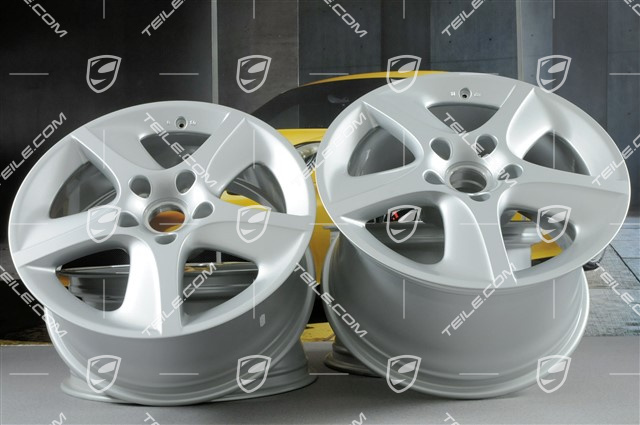 18-inch SportTechno wheel set, 8J x 18 ET50 + 11J x 18 ET63 18-inch SportTechno wheel set, 8J x 18 ET50 + 11J x 18 ET63