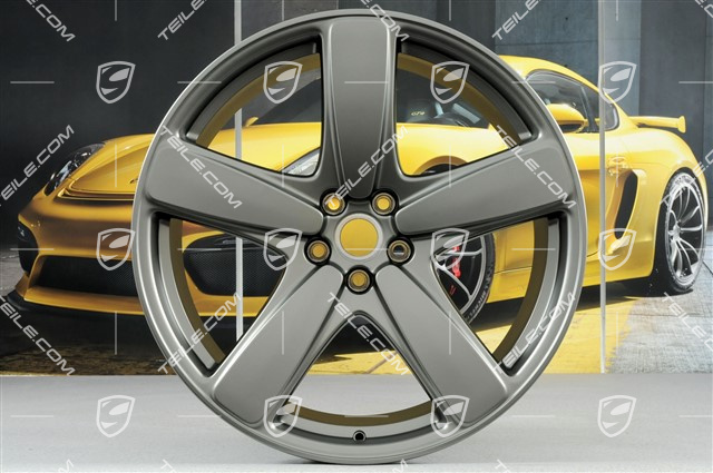 21" Sport Classic Felgensatz, 9J x 21 ET26 + 10J x 21 ET19, Platinum-Seidenmatt