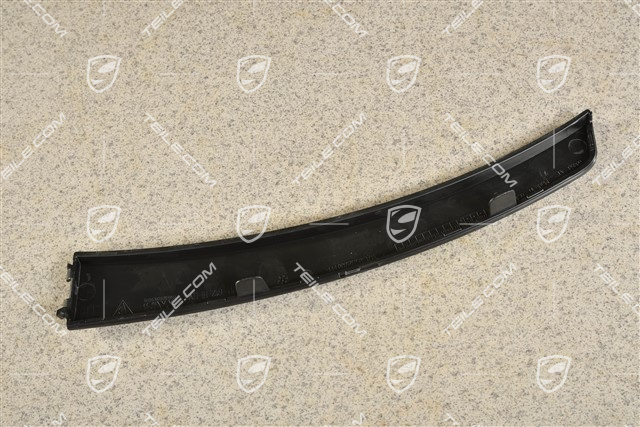 Front bumper spoiler, lateral, Black, Spyder, L