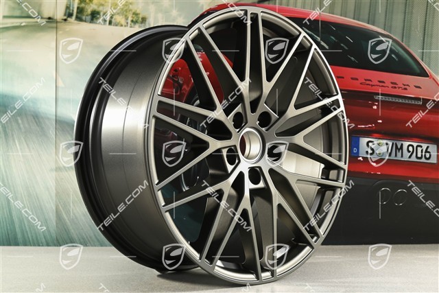21-inch wheel rim set RS Spyder Design, 11J x 21 ET49 + 9,5J x 21 ET46, Turbonite