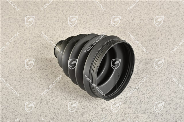 Dust boot / rubber bellow, external joint, front axle drive shaft, L=R