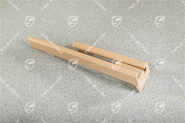 Front seat rail cover, Luxor Beige, L