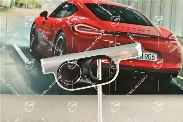 Dashboard trim / moulding, Ignition/Starter switch, Galvano silver RHD