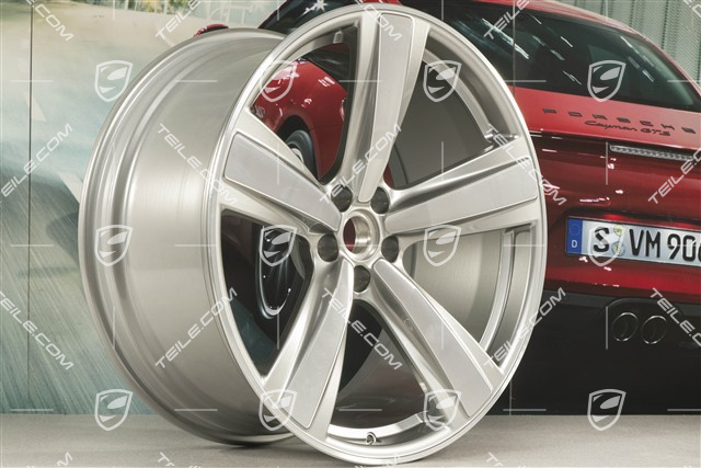 21" Felge "Exclusive Sport Design", 10J x 21 ET 19, platinsilber