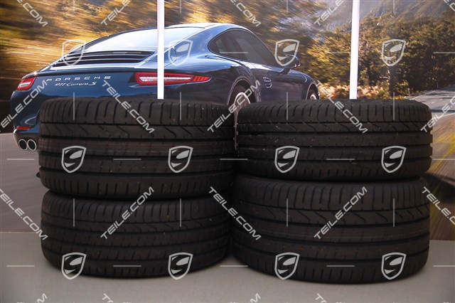 20-inch Carrera S (III) summer wheel set, 8,5J x 20 ET51 + 11J x 20 ET70, tyres 245/35 ZR20 + 295/30 ZR20, with TPMS