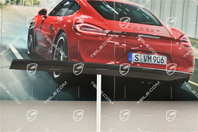 Front bumper disc / trim, Sport Design Package, middle, Black matt, L