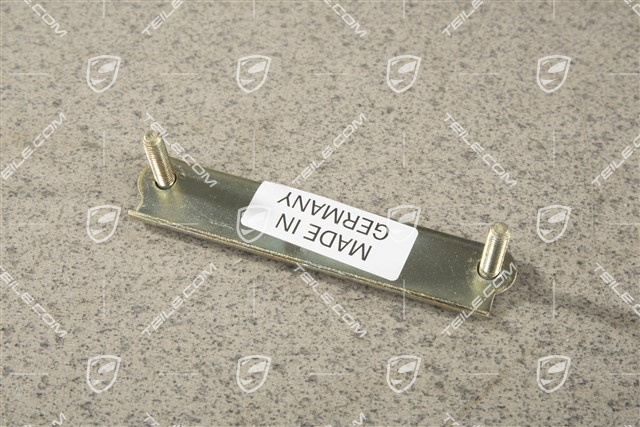 Front spoiler plate with screw bolt