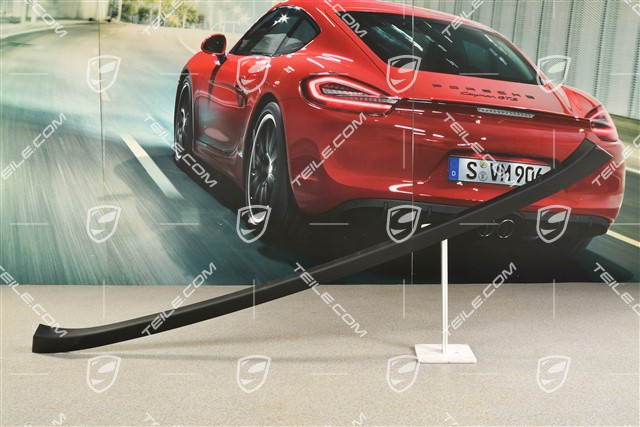 Targa, Verdeckkasten Verkleidung, mittelteil, Schwarz