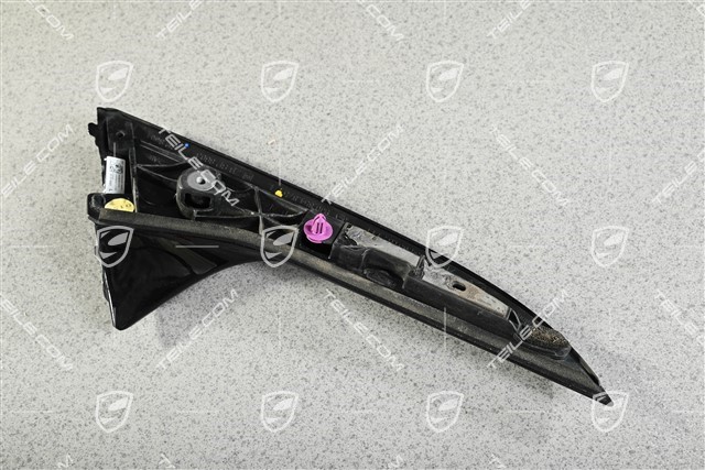 Rear spoiler trim, Black, L