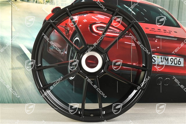 21" Turbo S Felge, 11,5J x 21 ET67 in Schwarz Seidenmatt
