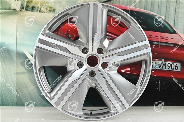 22-inch Macan Exclusive Design wheel rim set, 9J x 22 ET29 + 11J x 22 ET47