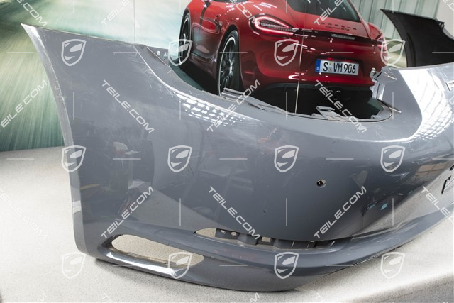 Rear bumper, C2/C2S, with Sports exhaust system, with ParkAssist and reversing camera