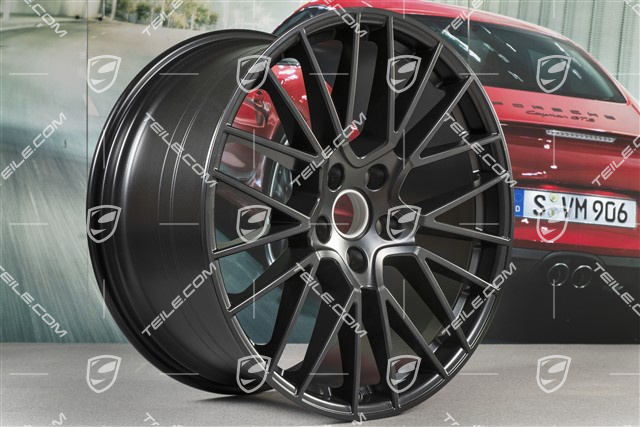21" Felga Cayenne RS Spyder, 11J x 21 ET58, czarny satynowy półmat