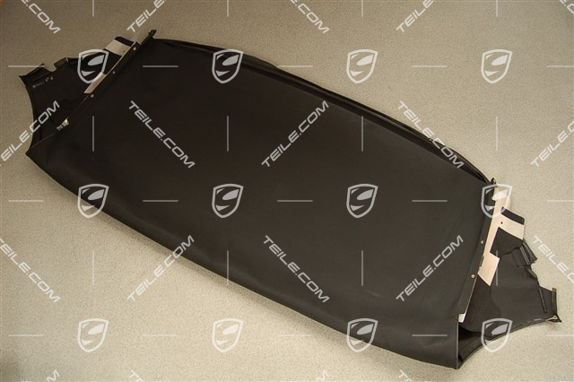 Verdeckbezug mit Heckscheibe, schwarz