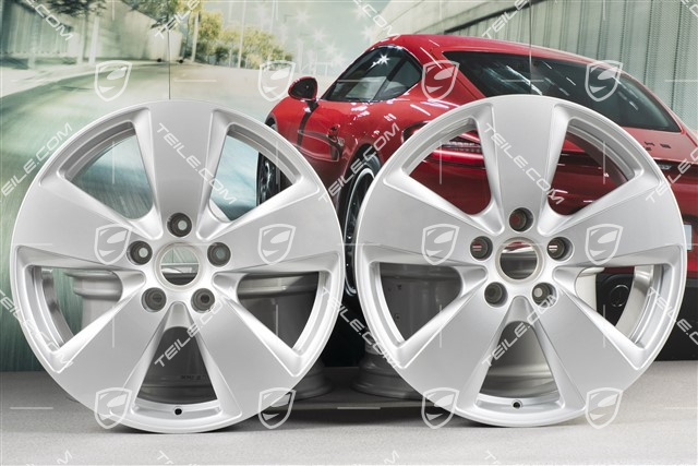 19" komplet felg Cayenne, 8,5J x 19 ET47 + 9,5J x 19 ET54