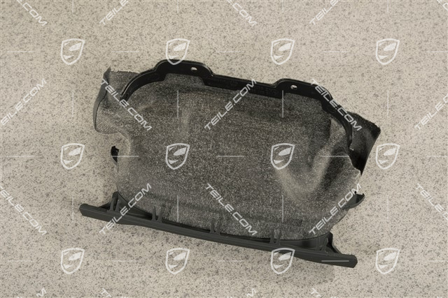 Dashboard trim / Instrument cluster cover inner part, Black