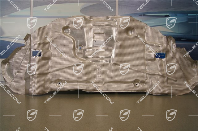 Hitzeschutz hinten, unter Motor