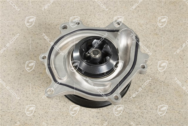 Water pump, complete with pulley