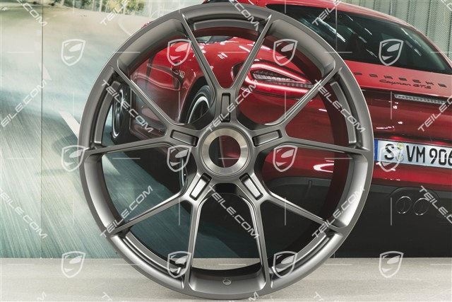 20"+21" GT3 Felgen Satz, 9,5J x 20 ET46 + 12J x 21 ET45, in Darksilver