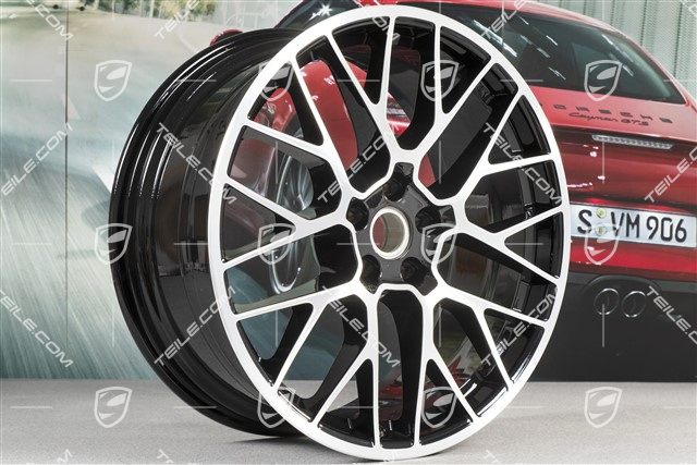 20" Felga RS Spyder Design, 9J x 20 ET26, czarny wysoki połysk