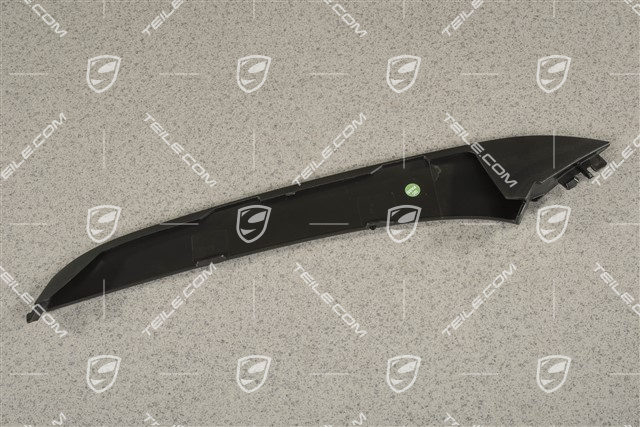 Disc / cover lower for front bumper retaining frame, Black, R