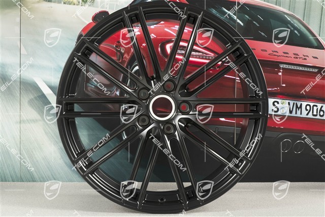 22" Felge Turbo IV, 10J x 22 ET48, in Schwarz Seidenmatt