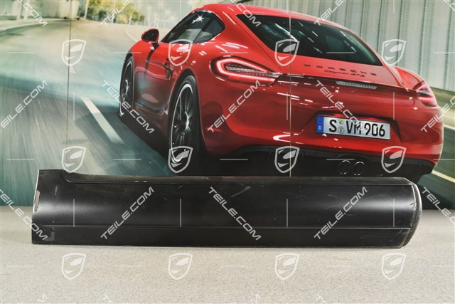 Strip, Rear door, Aluminium Package Black, (With Aerokit with sill cover), R