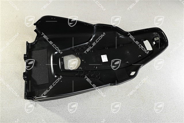 Lehnenabdeckung / Lehnenschale / Rückenschale, Sportsitz, Schwarz, L
