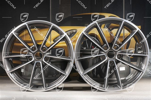 20+21" Felgensatz Carrera Classic, Felgen: vorne 8,5J x 20 ET53 + hinten 11,5J x 21 ET67