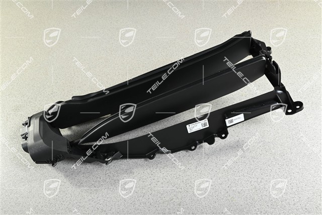 Radiator grille shutter / cooling air controls flap,ventilation grille, black matte, R