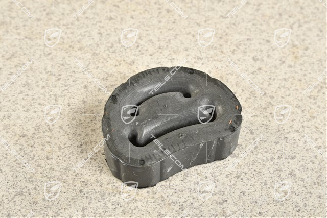 Rubber mounting, exhaust system
