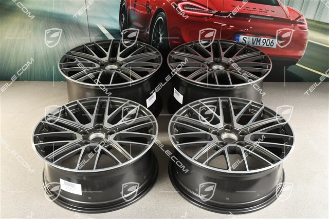 20+21" Felgensatz Turbo V, Felgen: vorne 8,5J x 20 ET40 + hinten 11J x 21 ET66
