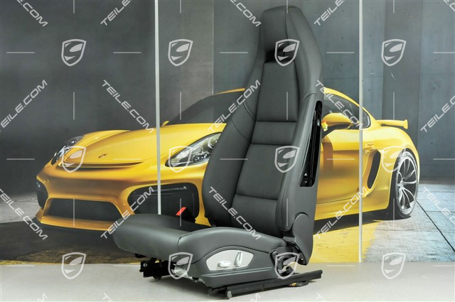 Sitz, el. einstellbar, Kunstleder, schwarz, ohne Airbag, L