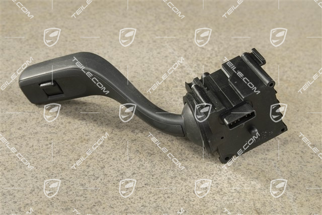 Włącznik wycieraczek, czarna satyna