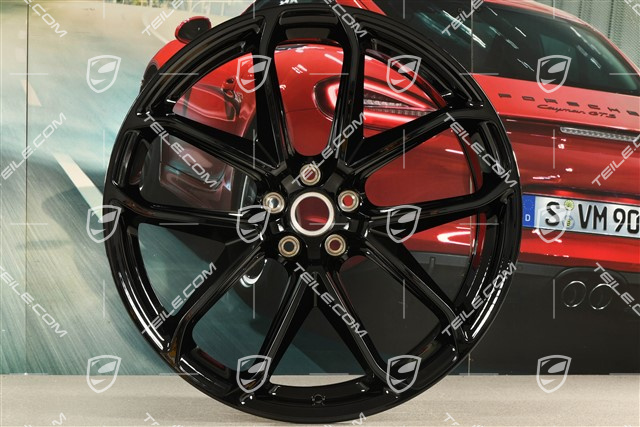 21" Felge "GT Design", 9,5J x 21 ET 27, schwarz hochglanz