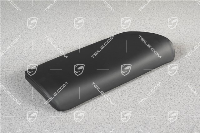 Lordosenstütze / Mittelteil, Leder, Schwarz, Cabrio, L