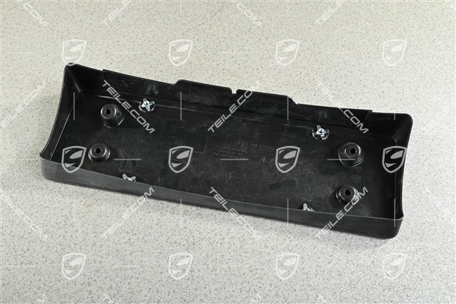 Front bumper number / Licence plate support, Black matte, GT2 RS