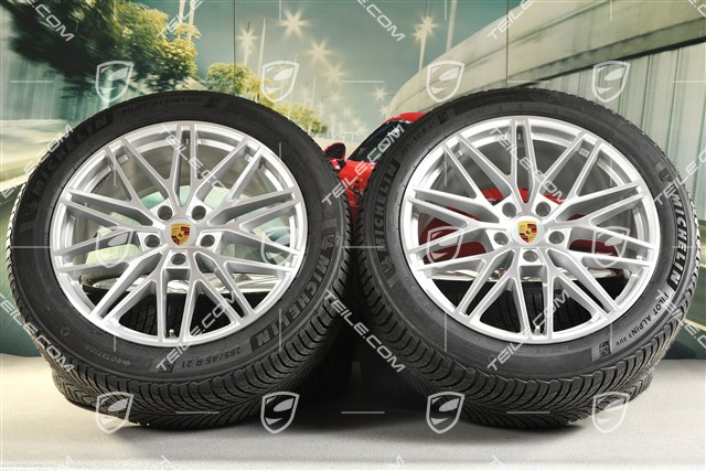 21-inch RS Spyder Design winter wheel set, rims 9,5J x 21 ET46 + 11,0J x 21 ET58 + Michelin winter tyres 285/45 R21 + 305/40 R21, with TPMS