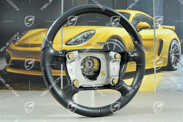 Steering Wheel, leather damaged