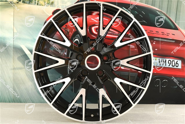 21-inch wheel rim Panamera Exclusive Design, 11,5J x 21 ET69, black high gloss