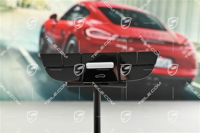 Air condition control unit / panel, rear